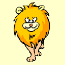 Gif animé lion rugit